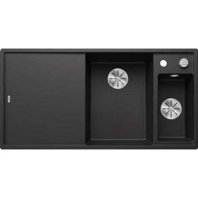 Blanco AXIA III 6 S Einbauspüle Silgranit mit Holzschneidbrett